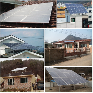 독립형 3kW, 5kW급 기본형 태양광 발전시스템 설치시공